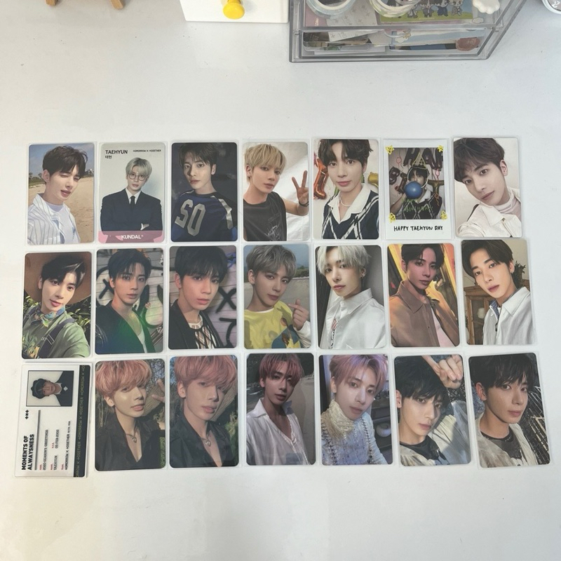 photocard official txt kang taehyun skyblue kpopmerch temptation sg20 tk