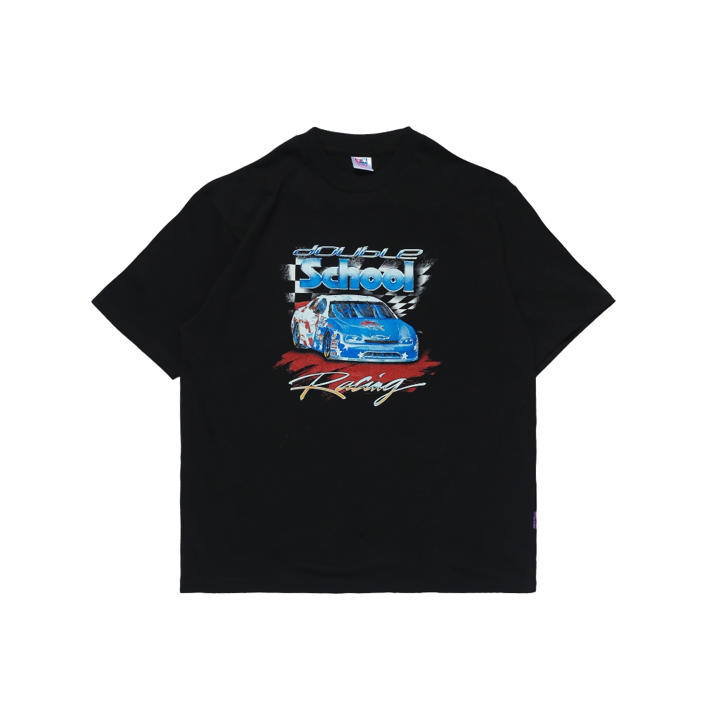 Double School - NascarTee Black