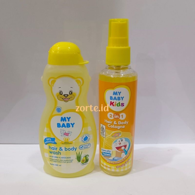 [ MY BABY ] Paket 2in1 100ml + Cologne Kids Kuning
