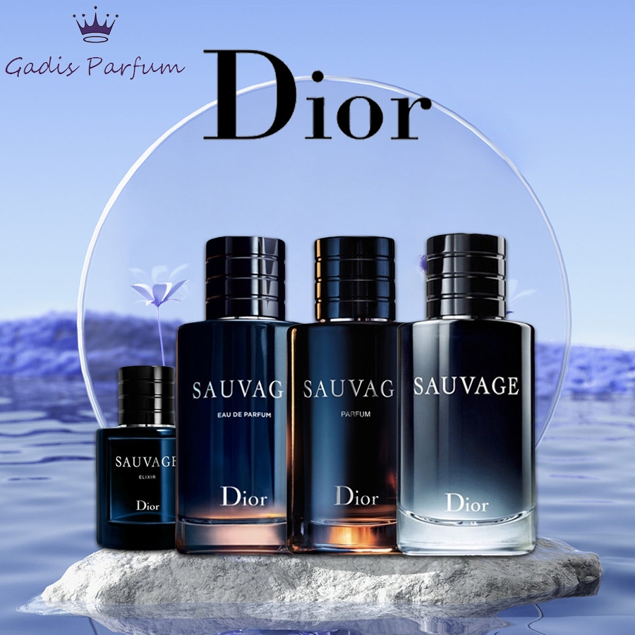 【100% Original】Dior Sauvage Parfum EDP 100ml Tahan Lama 24 Jam/Dior Parfum Pria