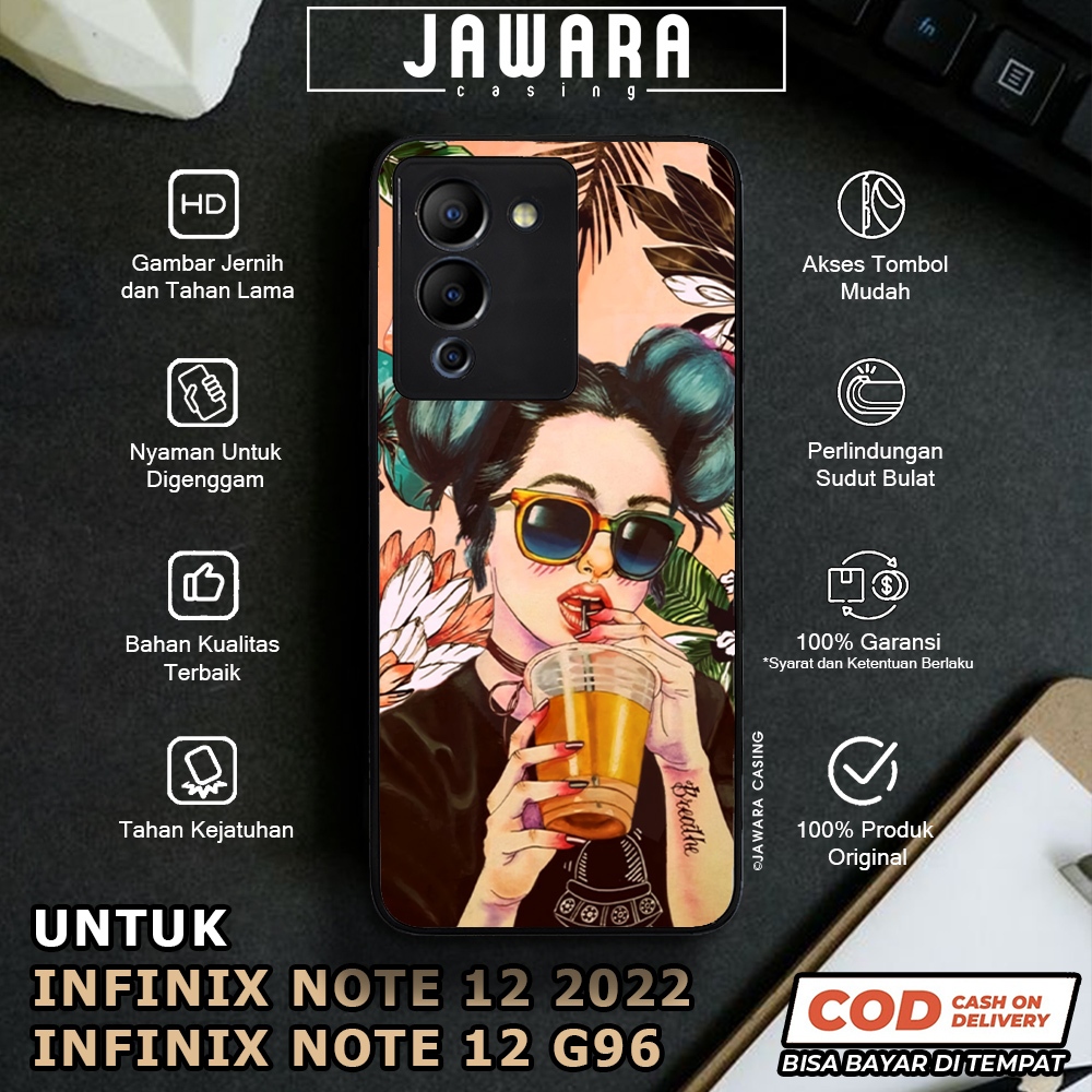 Case Infinix Note 12 2022 G96 Casing Infinix Note 12 2022 G96 [GIRL] Premium Glossy Case Hp Infinix 