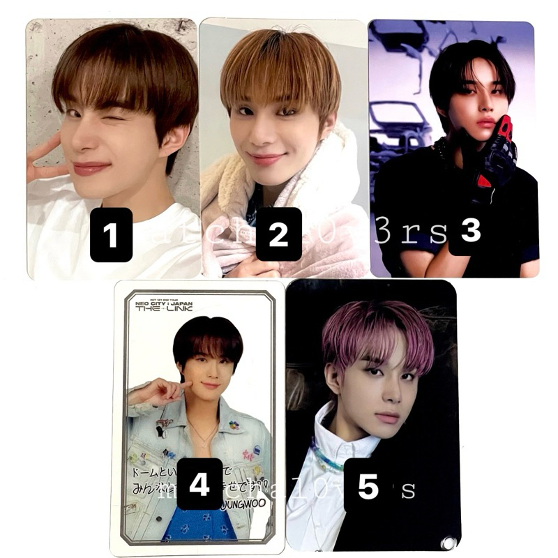 [READY STOCK] PC TC TRADING CARD JUNGWOO SELCA SANRIO A VER PHOTOCARD SET THE GREAT UNITY D VER IMAG