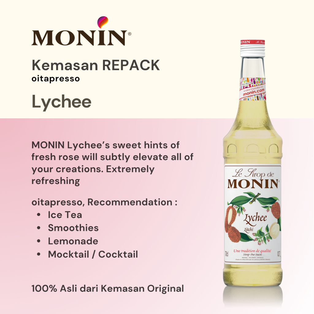 

REPACK - Monin Lychee Syrup [100] g