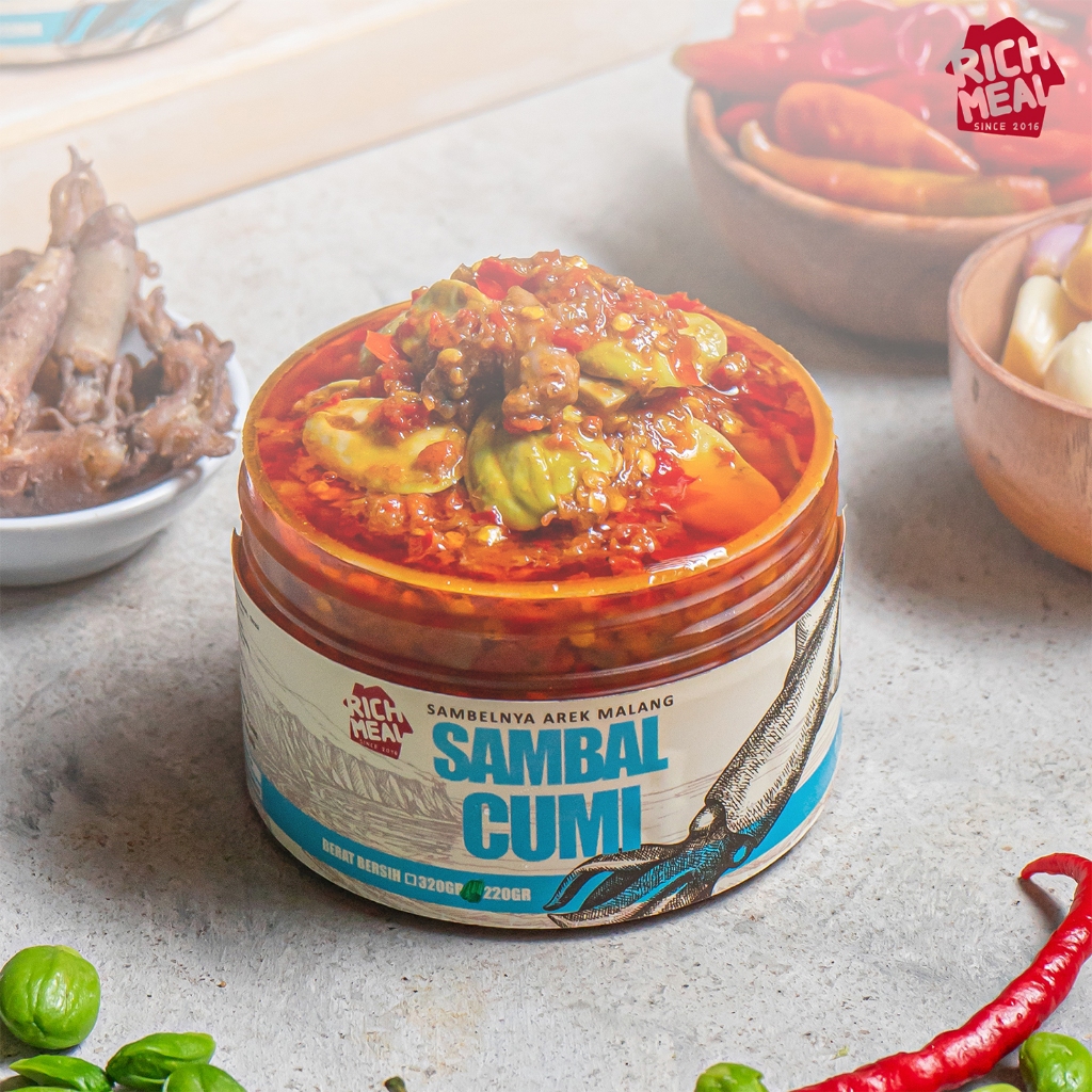 

SAMBAL FULL CUMI PETE PEDAS NAMPOL 220GR | SAMBALNYA AREK MALANG