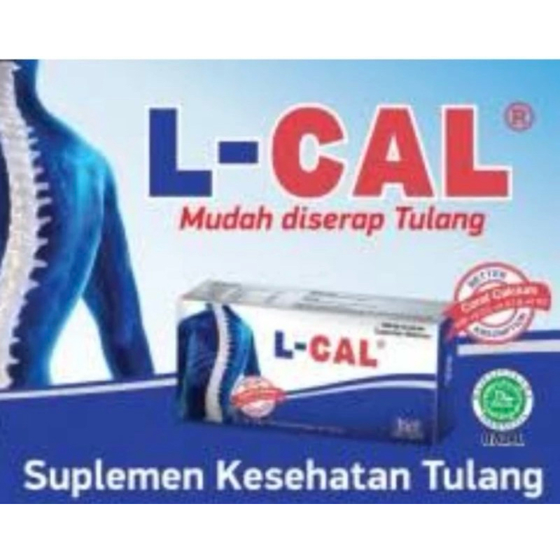 L-CAL KALSIUM dan Vitamin D3 K2 JEPANG Suplemen Kalsium Ibu Hamil Menyusui Mencegah Keropos Tulang G