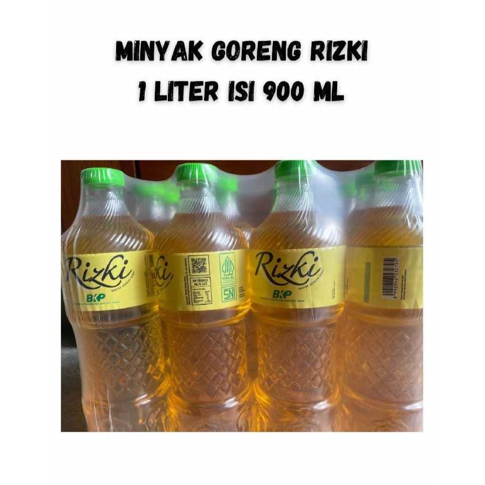 

Minyak Goreng RIZKI 1 liter isi 900 ml