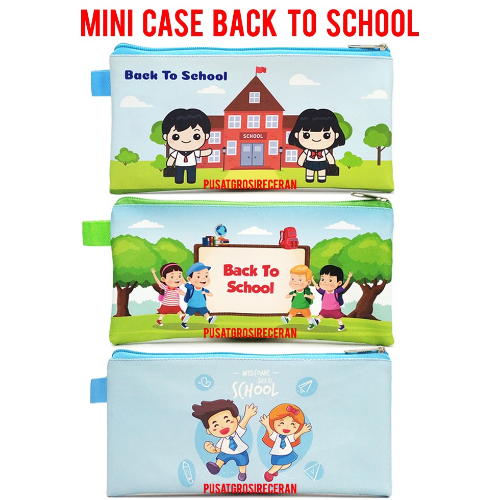 

GEBYAR PROMO Kotak Pensil Fancy Back To School Mini Case Pencil Case Tema Back To School