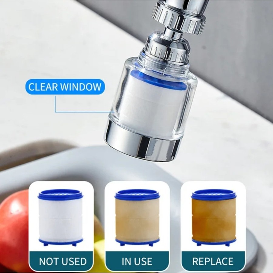 Filter Kran AIr Saringan Kran Flexible Filter Wastafel Dapur FKP-1