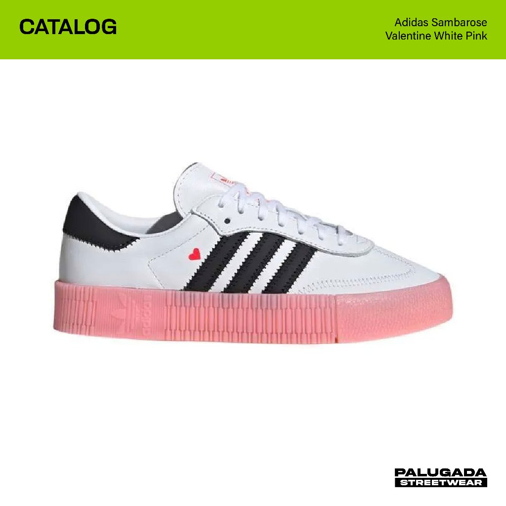 Adidas Sambarose Valentine White Pink