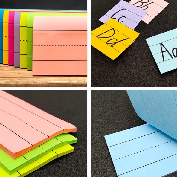 

Promo J2 Sticky notes kotak garis Catatn tempel 8 warna