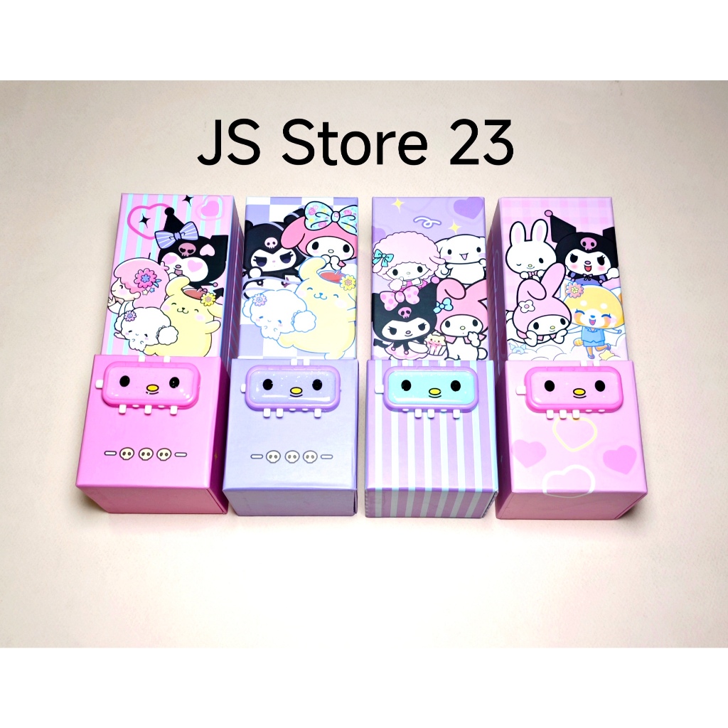 

Tempat Kotak Pensil Kode Password Sanrio Kuromi Cinnamon Roll My Melody / Tepak Pensil Kode Password Sanrio