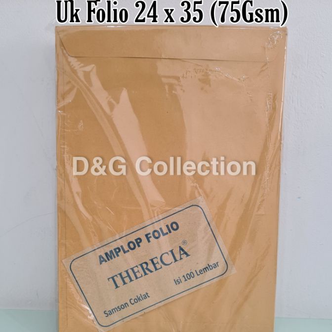 

Murah AMPLOP COKLAT FOLIO ISI 1 PCS AMPLOP FOLIO POLOS