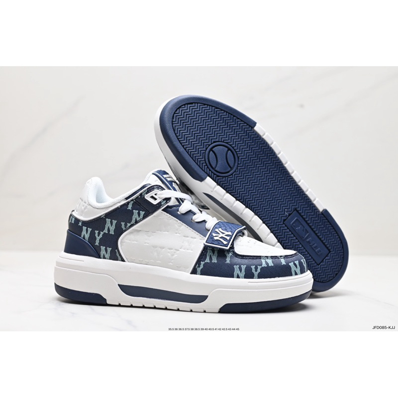 Sepatu MLB Mid Runner HIGH NY Dark Blue