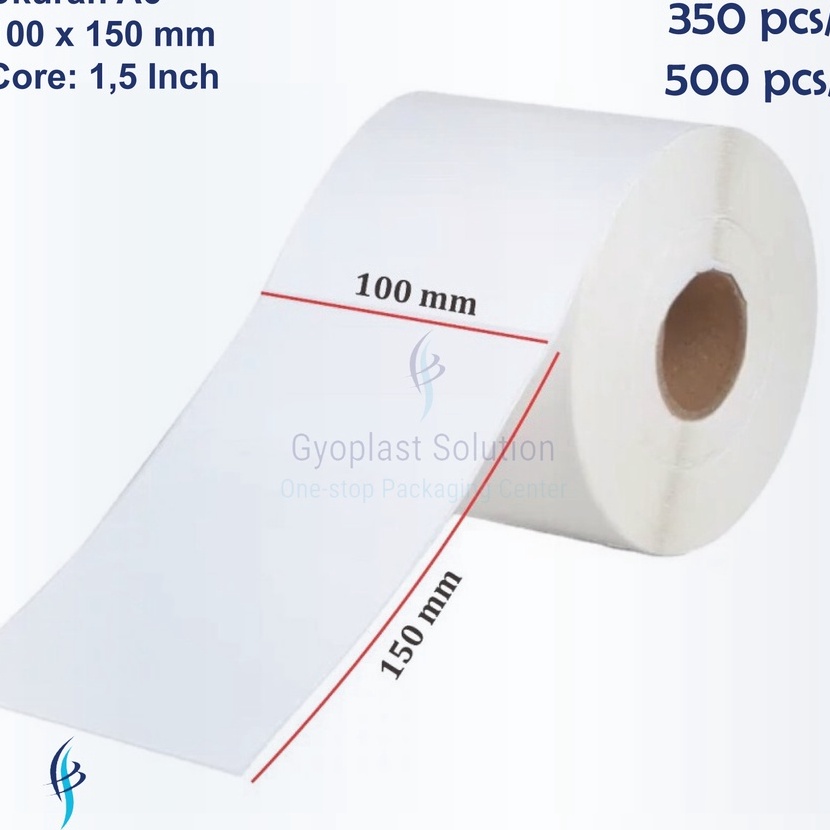

KP8 Kertas Sticker Thermal 1 x 15 mm Label Barcode Ukuran A6 1x15 cm