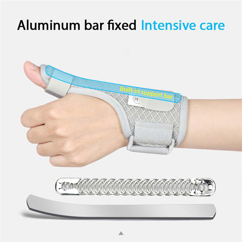New Thumb Splint Wrist Thumb Support Washable Thumb Spica Splint Bernapas Ringan Adjustable Thumb