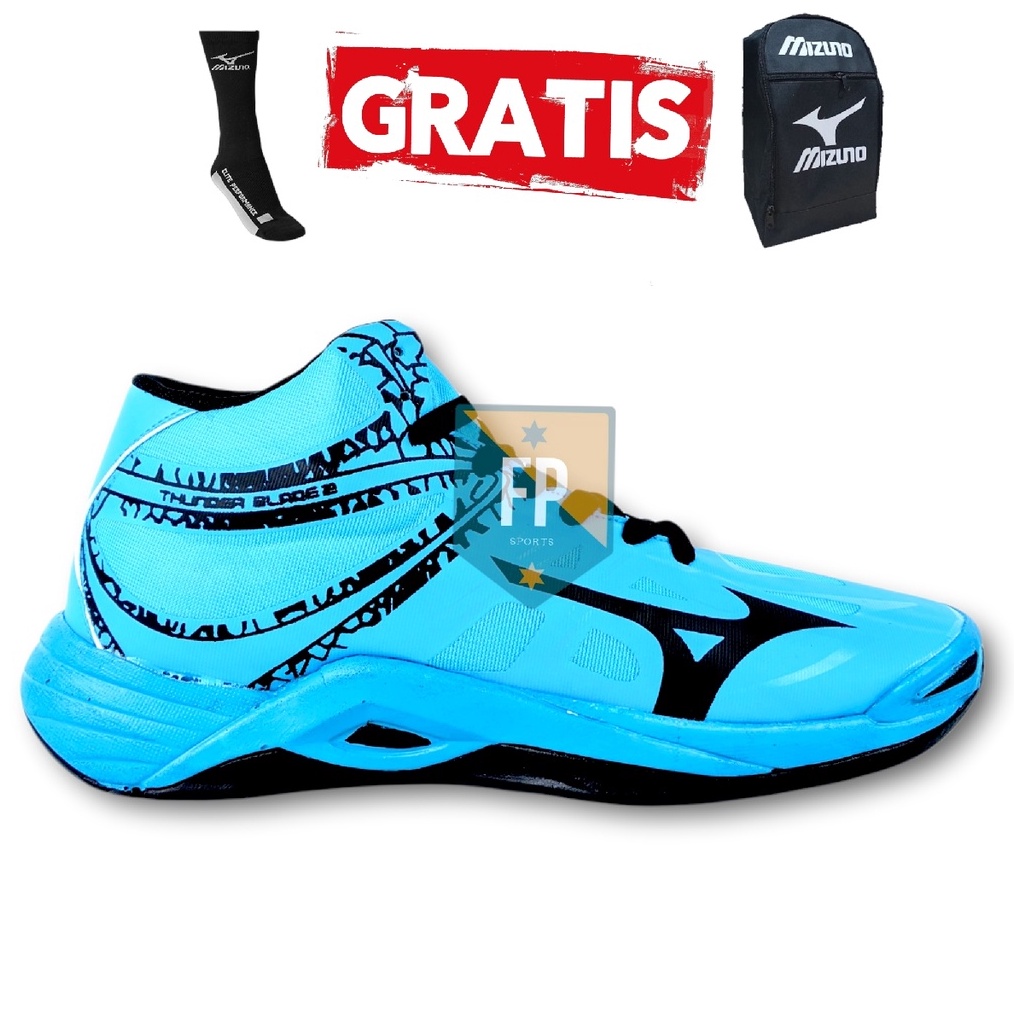 DIJAMIN ORI Sepatu Mizuno Volly Ball Thunder Blade 2Sepatu Voli Mizuno Thunder BladeSepatu Voly Mizu