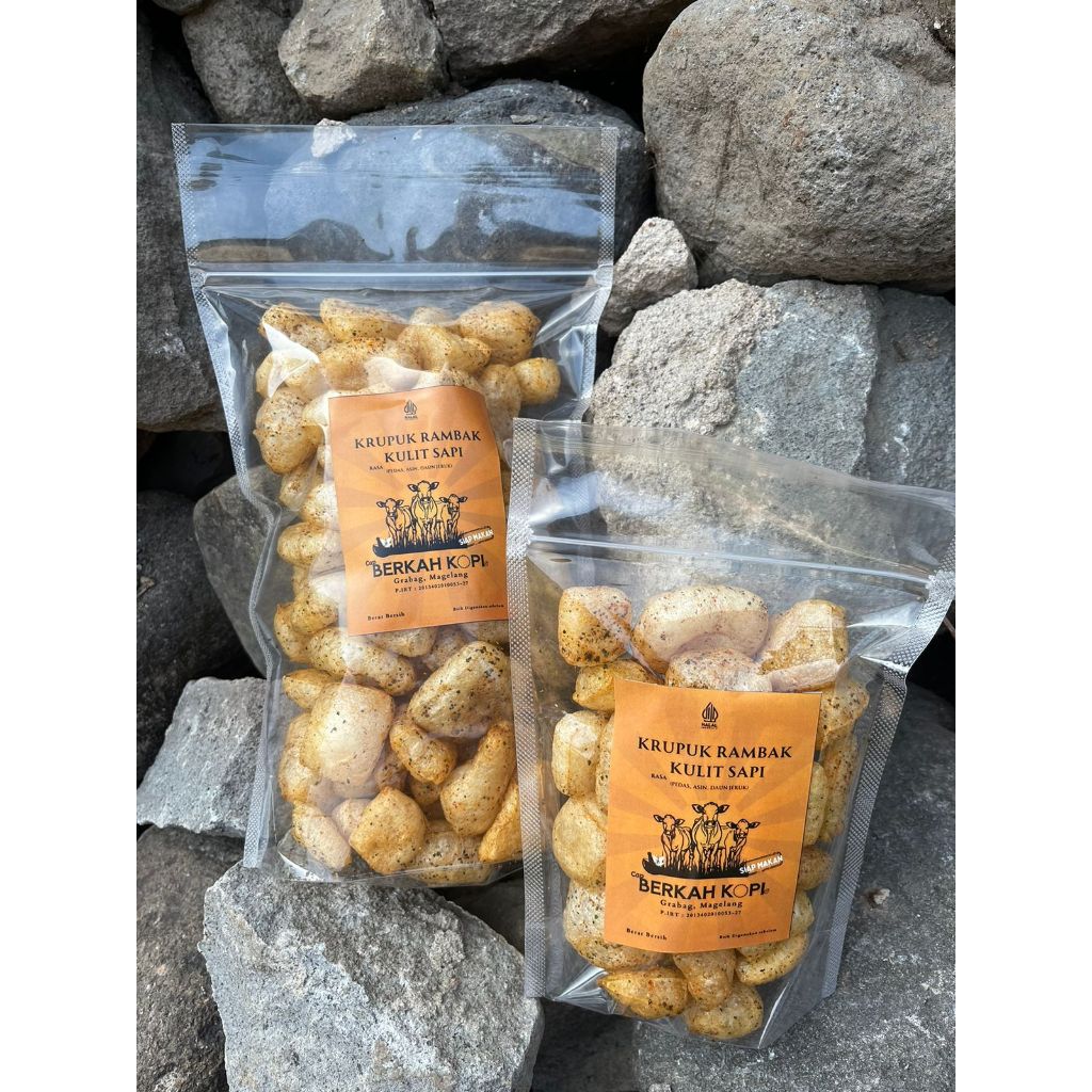 

KERUPUK KULIT SAPI/DOROKDOK/KERUPUK JANGEK/KERUPUK RAMBAK/KEMASAN 50GRAM - 1KG