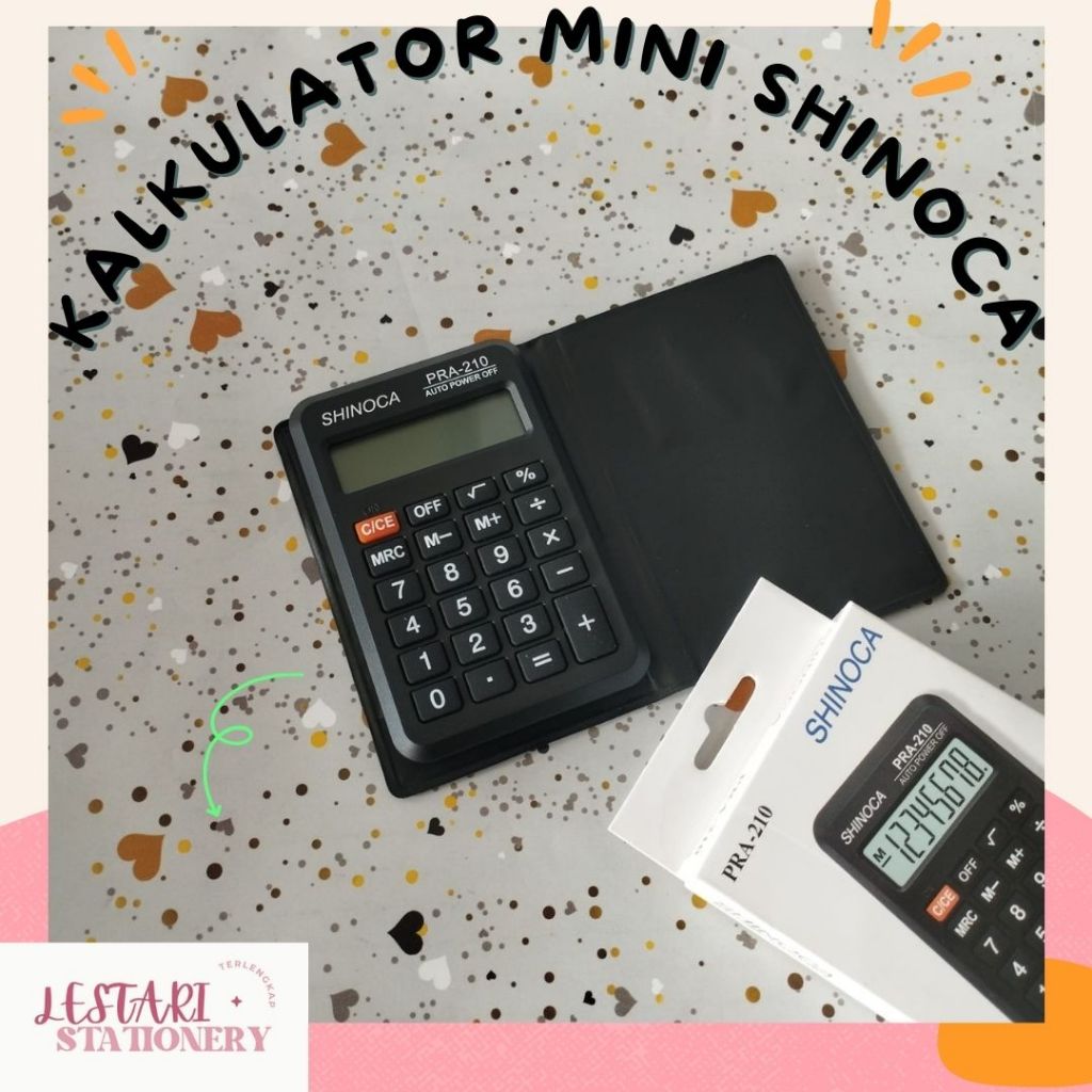 

Kalkulator Mini Shinoca | Kalkulator Mini | Lestari Stationery