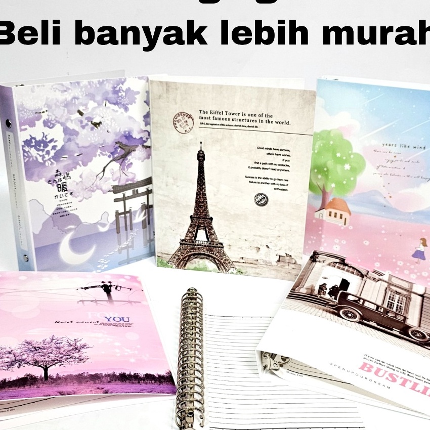 

HJ6 SOS Binder Note WZA5 Printing 77725 Buku Ring Map BinderRing NoteBuku Binder