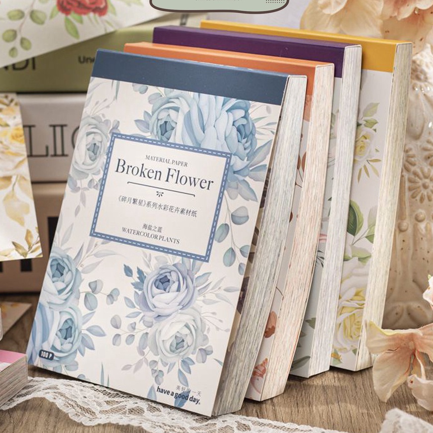 

FG2 MILOLI 1Lembar BROKEN WHITE Kertas Scrapbook DIY Journal Paper BuJo Aesthetic B389