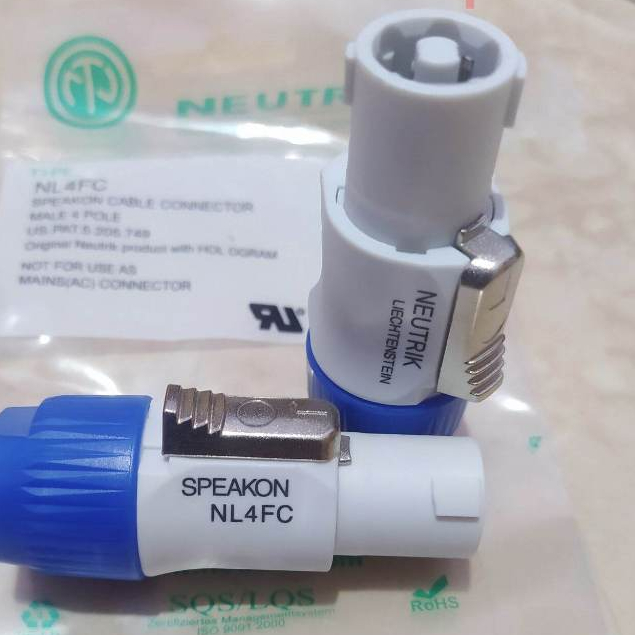 (1pcs) JACK SPIKON NEUTRIK JAK SPEAKON NEUTRK JACK SPICON NEUTRIK ORIGINAL