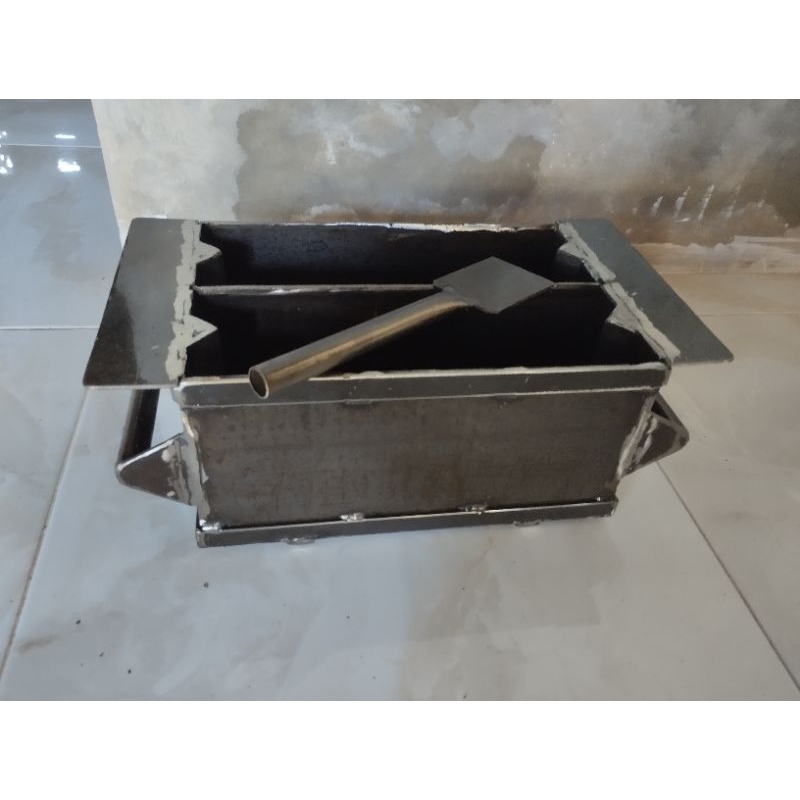 cetakan batako esel dobel 30x15x10 free penumbuk