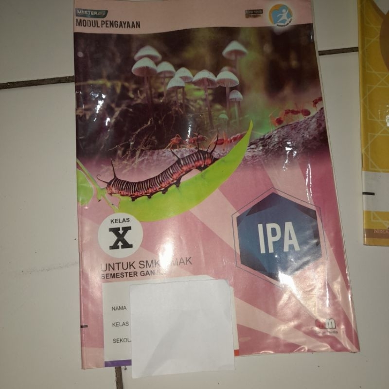 

Buku IPA Semester Ganjil Kelas X SMK/MAK