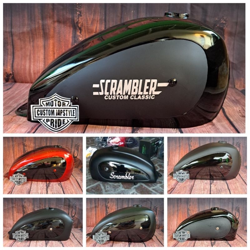 Tangki Ducati Scrambler Thunder Tiger Byson Scorpio Megapro Gl
