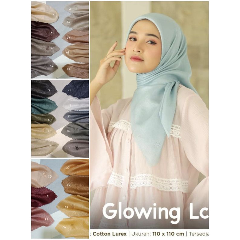 Jilbab Glowing Umama / Jilbab Segiempat Umama/ Jilbab Segiempat Glowing