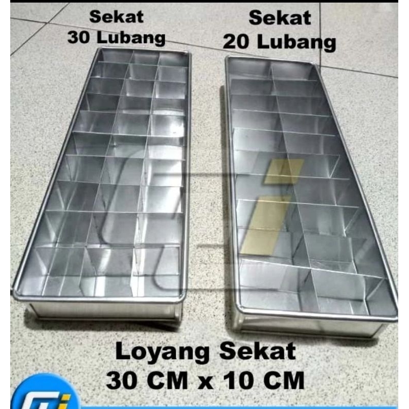 Loyang Sekat Brownies 30x10 / Loyang Brownies 30x10 / Sekat 30x10