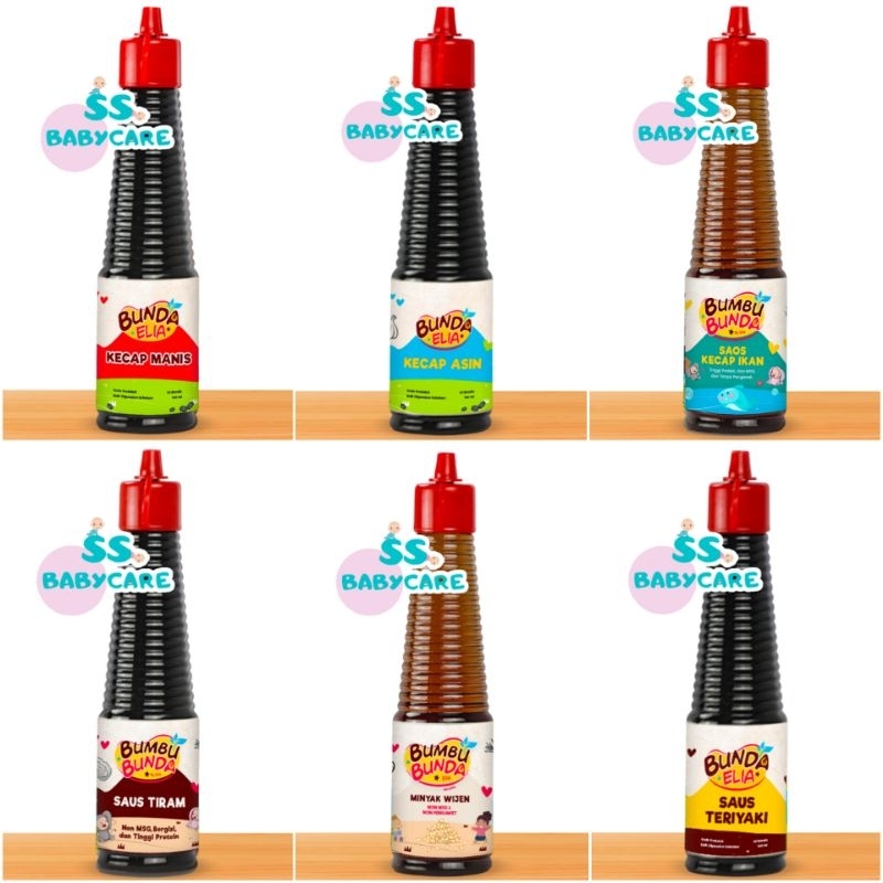 

Bumbu Bunda Elia Kecap Sehat Organik Saus Tiram Minyak Wijen Organik MPASI