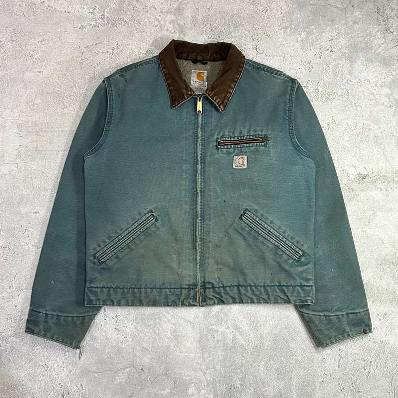 Carhartt Detroit Jacket WJ097 DTL (Dark Teal Blue) Rare