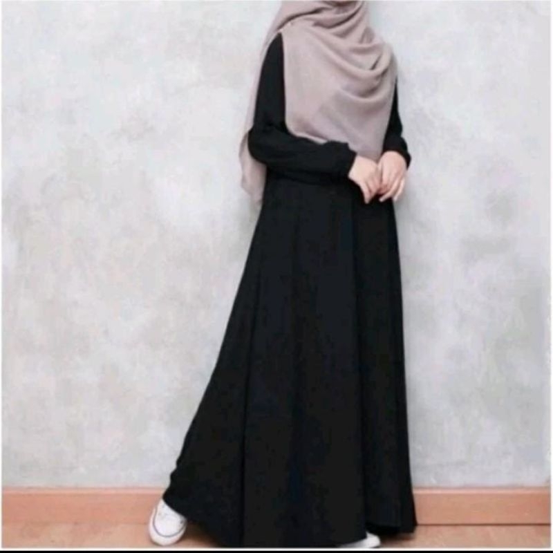 ABAYA POLOS REMAJA TURKI LENGAN KARET BUSUI FRIENDLY/GAMiS POLOS/GAMIS KEKINIAN