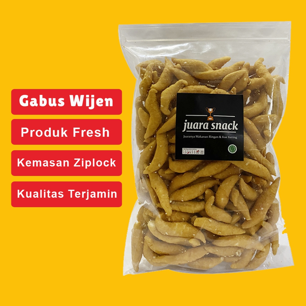 

Juara Snack - Gabus Wijen Manis 200gr
