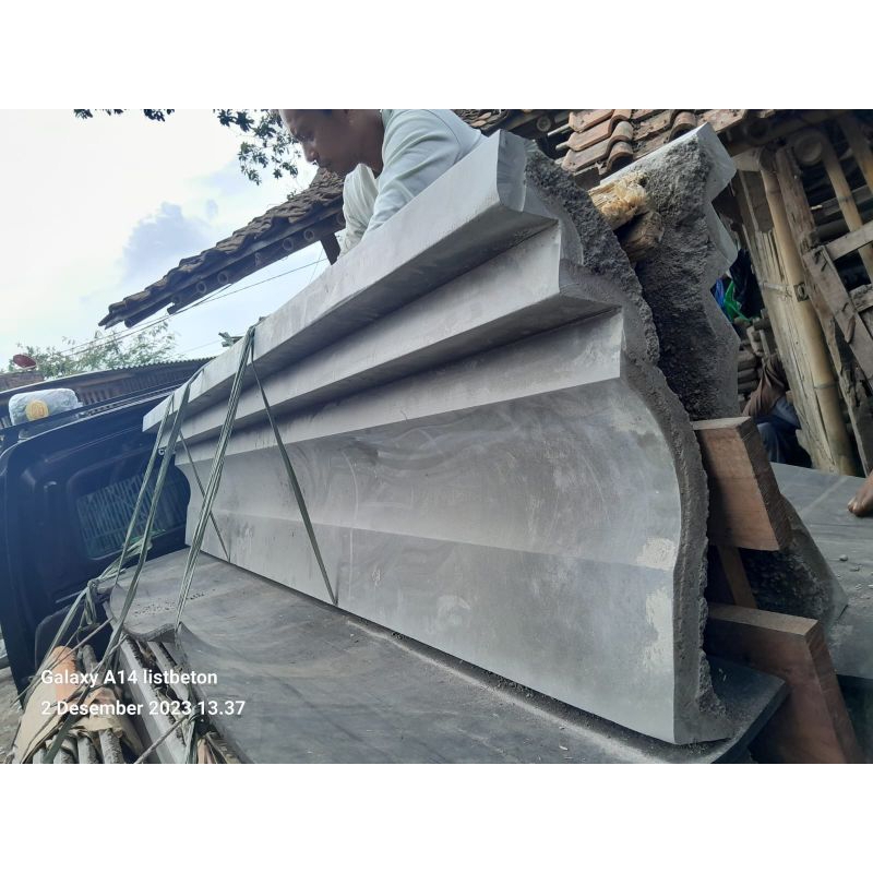 Lisplang beton profil ukuran 50.cm ( minimal pembelian 5 batang)