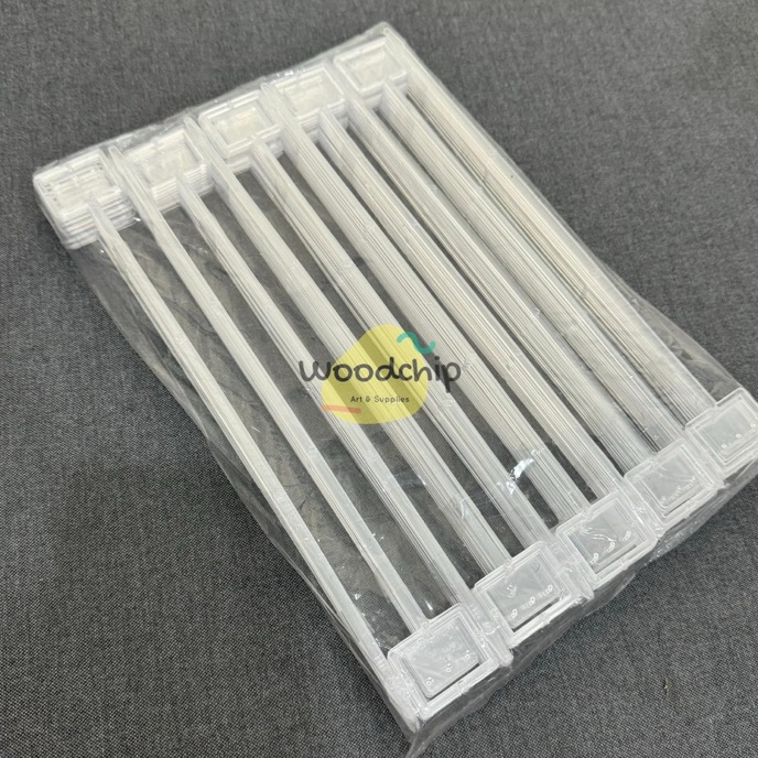 

KF7 Stick card kotak transparent 1 PACK isi 1 pcs stik kartu ucapan stick card