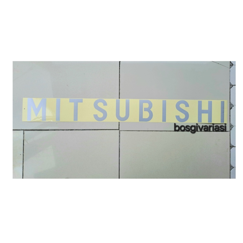 stiker pintu belakang L300 Mitsubishi / stiker belakang tulisan Mitsubishi L300 pickup / stiker bak 