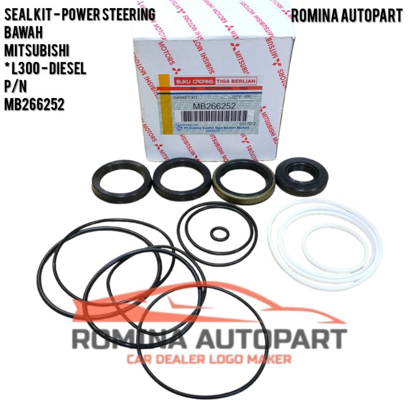 SEAL KIT - POWER STEERING BAWAH MITSUBISHI L300 DIESEL ORIGINAL 1SET