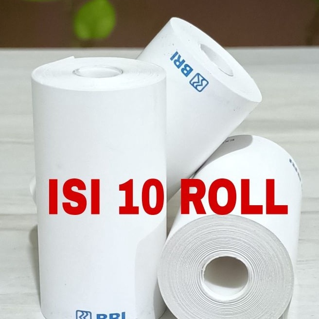 

FG2 KERTAS THERMAL EDC LOGO BANK BRI 57X3 ISI 1 ROLL