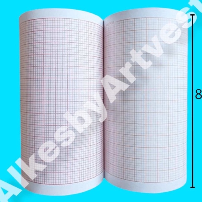 

HJ6 Kertas EcgEkg Roll 8mm X 25m