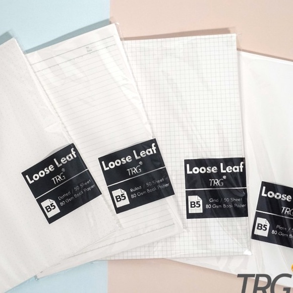 

KF7 TRG Isi Loose Leaf Book Paper B5 TRG Refill Binder Bookpaper Dotted Grid Plain B5 TRG