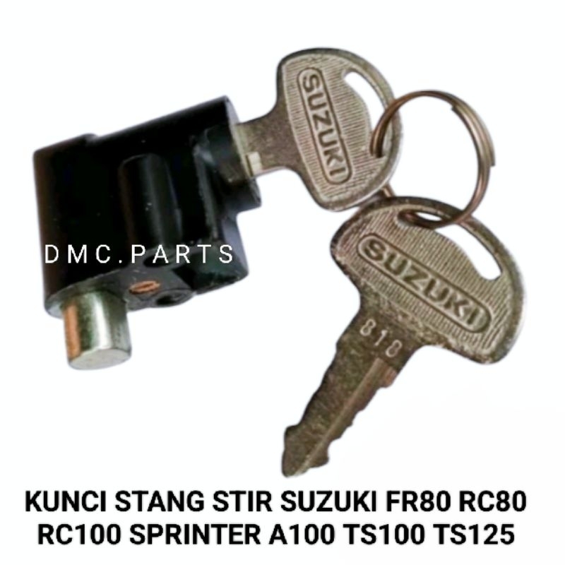 KUNCI STANG STIR SUZUKI FR80 RC80 RC100 SPRINTER A100 TS100 TS125 KWALITAS ORIGINAL