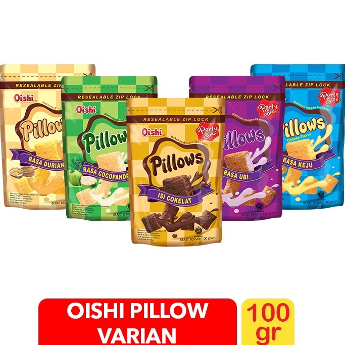 

WAH Oishi Pillows Party 1 gr cemilan snack