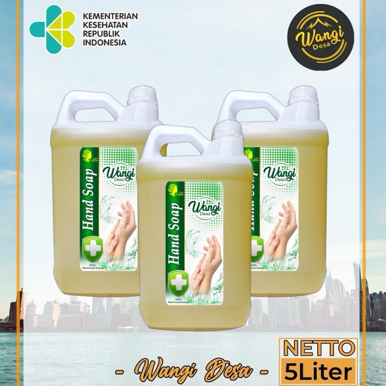 KODE P82E Sabun Cuci Tangan Hand Soap 5 Liter Wangi Desa