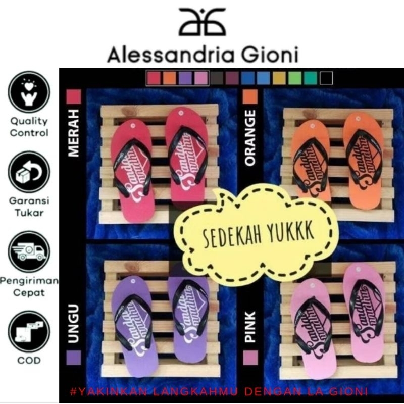 AG- Sandal Wudhu/Masjid (Harga Grosir di jual eceran)