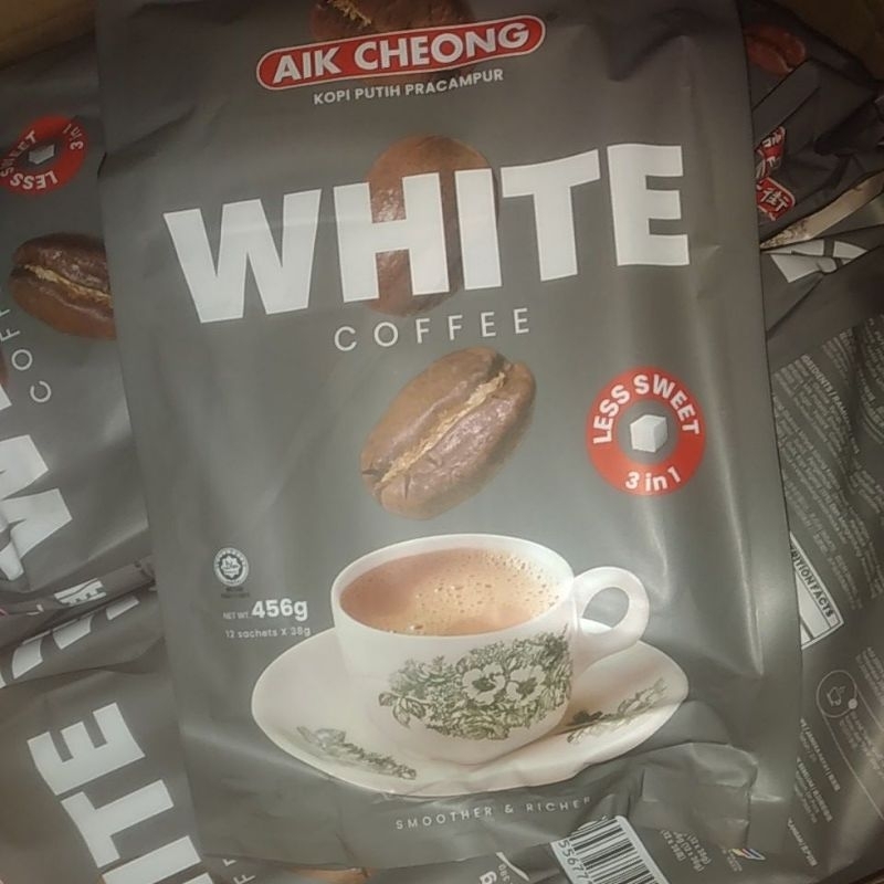 

Aik cheong white coffee 3in1 less sweet 1dus