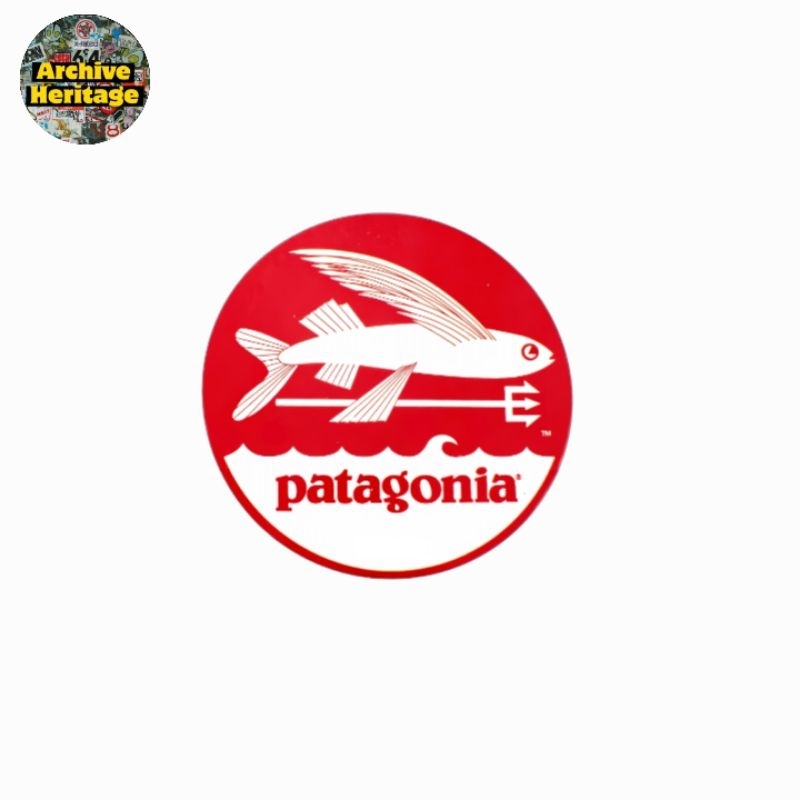 

sticker Patagonia fishing fish logo stiker