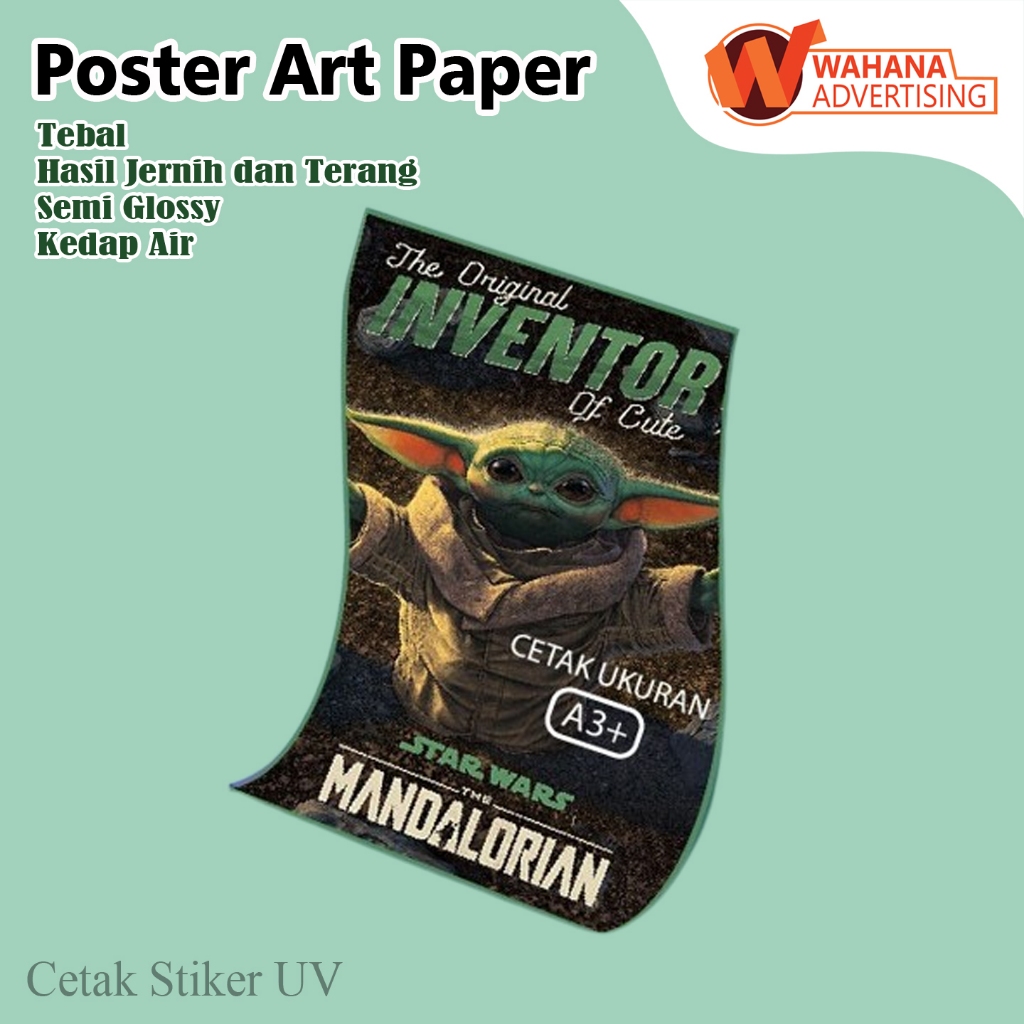 

Cetak dan Custom Poster Art Paper Murah