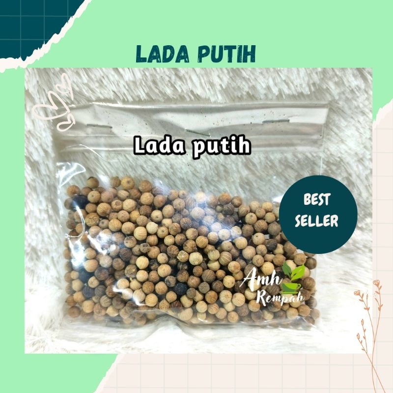 

Lada putih 10-13 gram