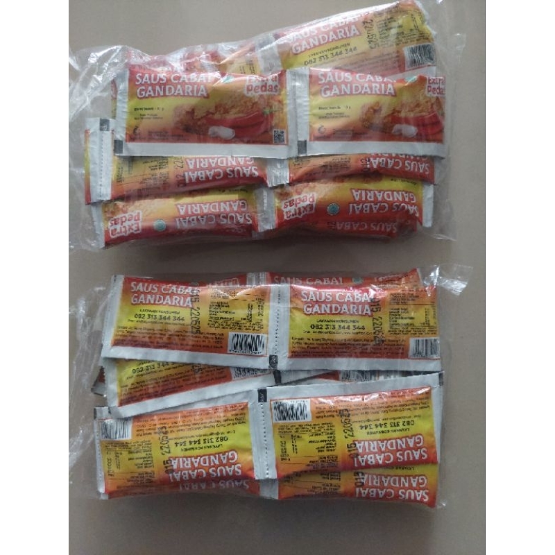 

Saus Cabai Gandaria pack isi 24 sct saus kentucky
